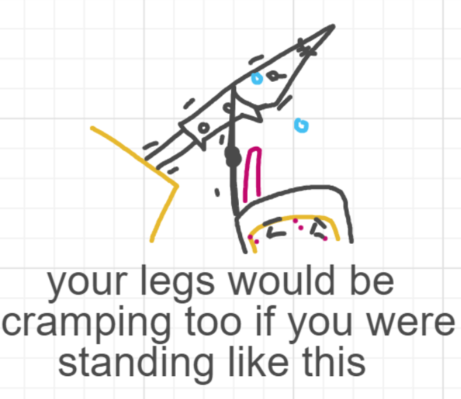 A panel from Running Duos, episode four of the Board Boards object show by Furretwalk/WalkingFurret.